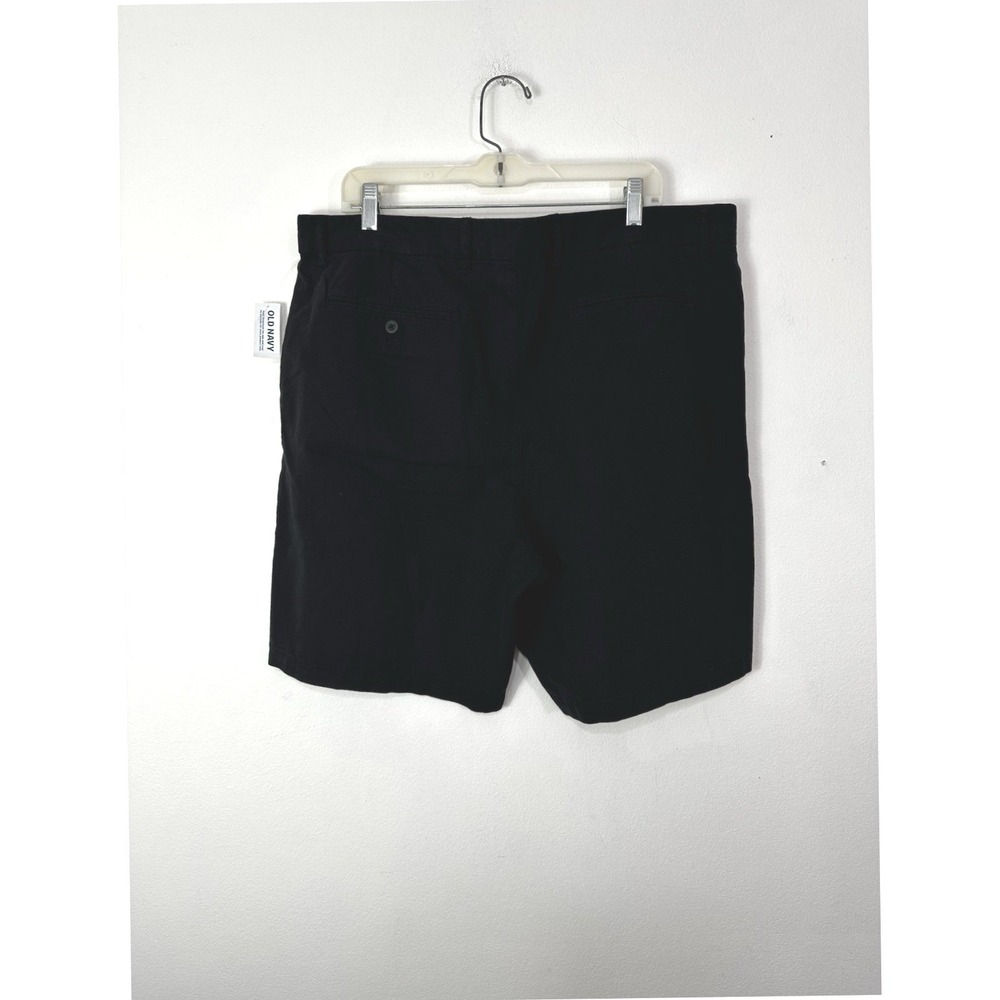 Old Navy Chino Shorts Mens Size 40 Slim Fit Built In Flex Black Pockets Casual - Picture 3 of 5